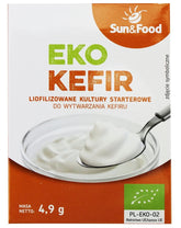 Lyophilisierte Starterkulturen für Kefir BIO 49 g - SUN & FOOD